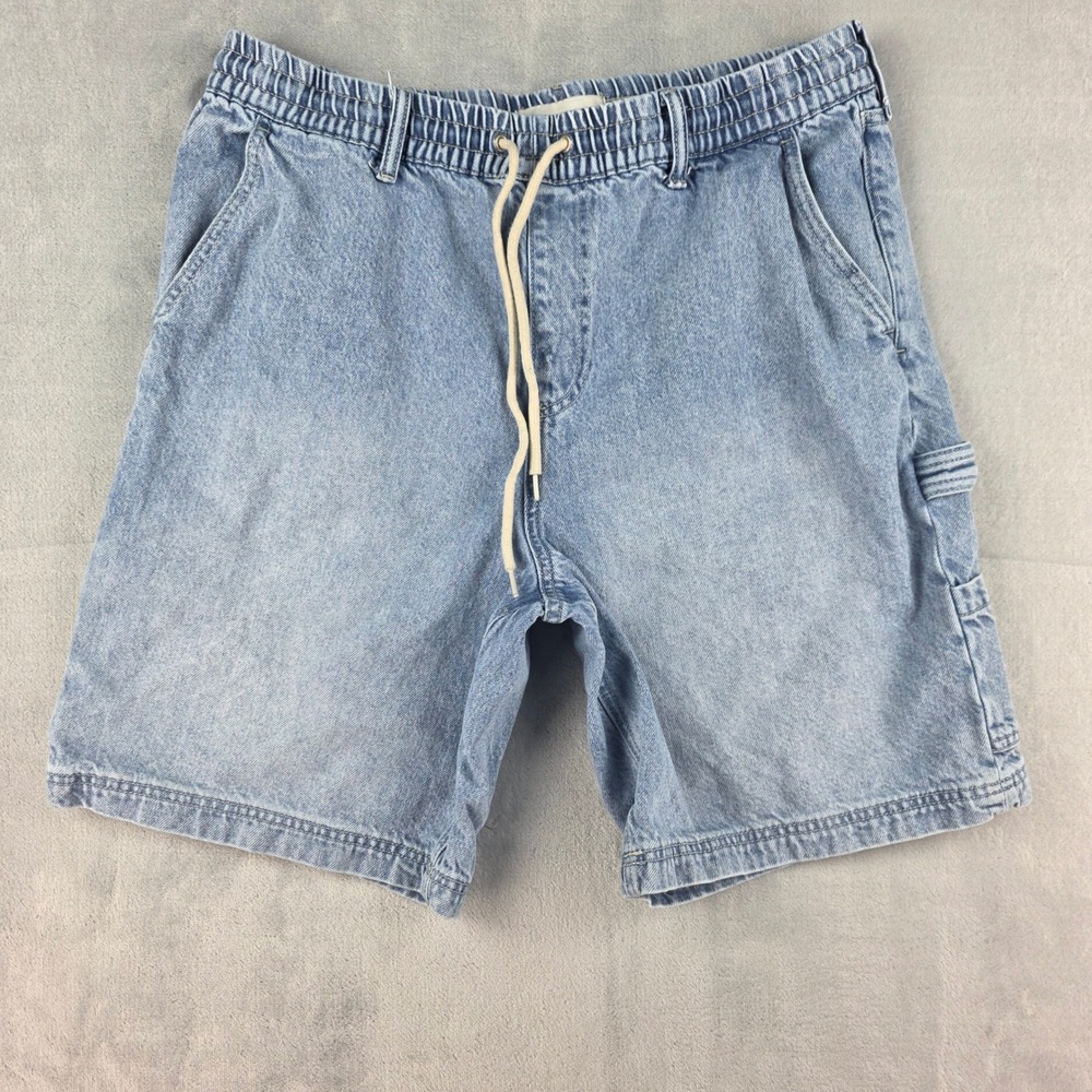 PacSun Baggy Light Wash Denim Carpenter Shorts Mens Large Blue 170SP259008
